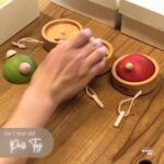日本製の木のひっぱるおもちゃ『知りたがりやのzappie』ひよこ・かえる・もぐらセット